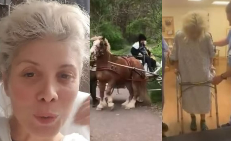 ვიდეო : მერიკო კარტოზიამ ფეხი მოიტეხა – ნახეთ როგორ გადავარდა ფაეტონი ხრამში
